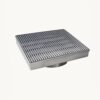 Neston 200mm x 200mm stainless steel square floor waste with wedgewire grate