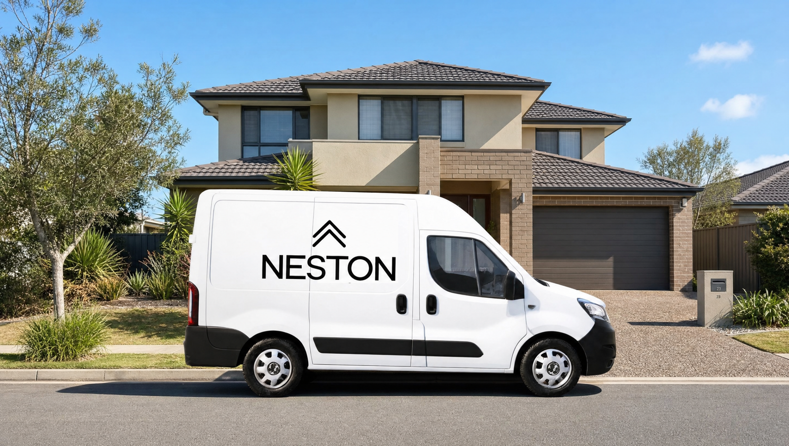 Neston drainage delivery van