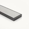 Neston Linear Tile Insert Drain Gun Metal 1200mm Kit Neston linear tile insert drain in PVD gun metal, 1200mm kit