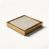 Neston Square Tile Insert Grate Brushed Brass Neston square tile insert grate in PVD brushed brass