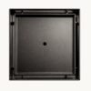Neston Square Tile Insert Grate Gun Metal Top View Top view of the Neston square tile insert tray in gun metal