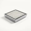 Neston Square Tile Insert Grate Stainless Steel Neston square tile insert grate in brushed stainless steel