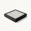 Neston square tile insert waste in PVD matte black